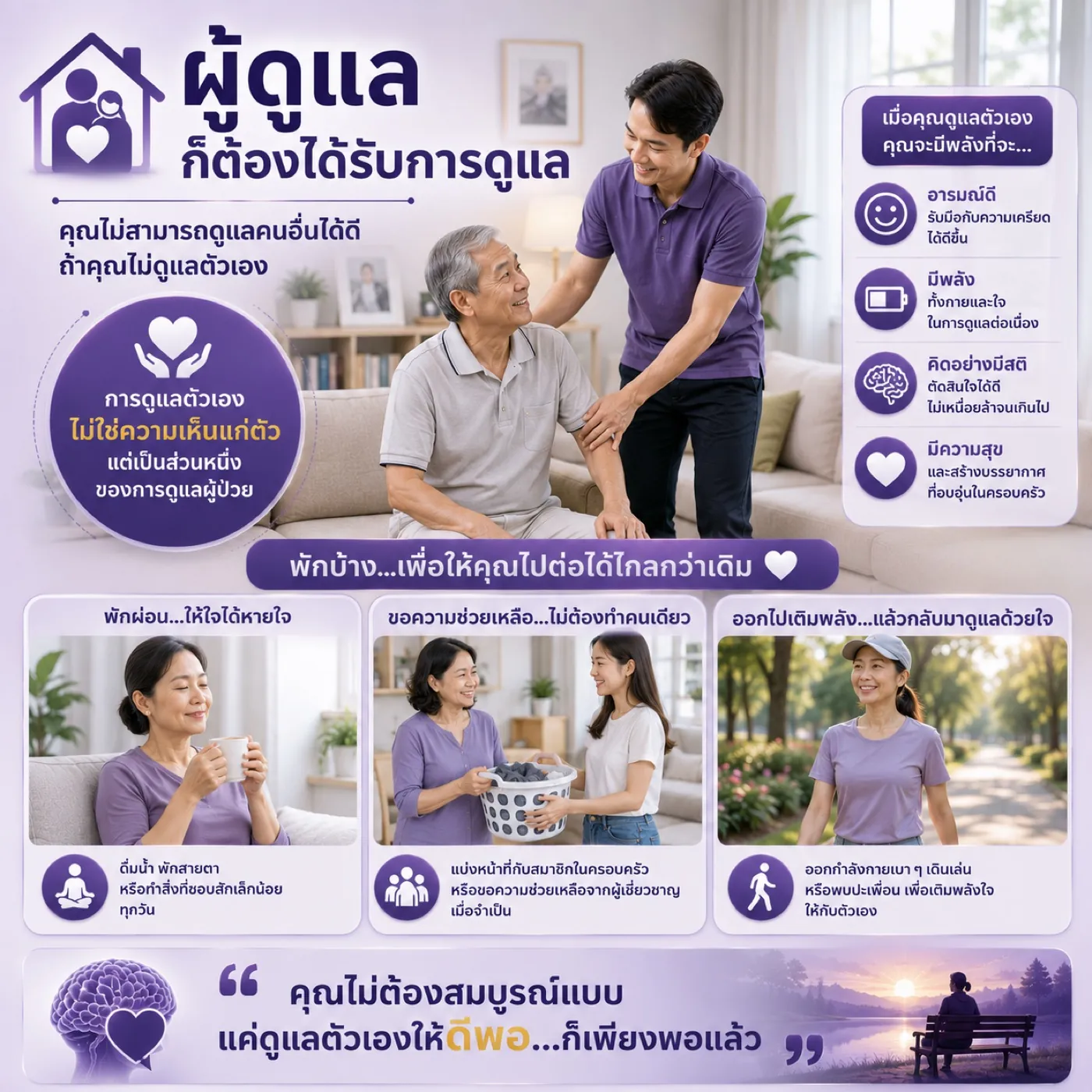 ภาวะผู้ดูแลเหนื่อยล้า Caregiver Burnout ในการดูแลผู้ป่วยโรคหลอดเลือดสมอง